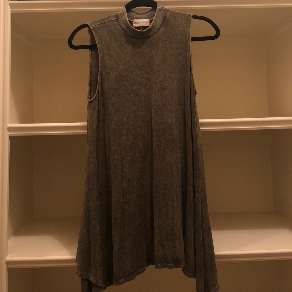 high-necked Altar’d State shirt